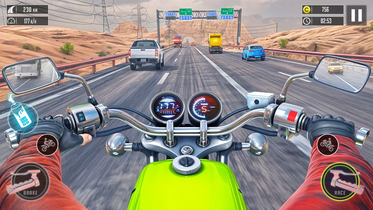 3d Bike Racing Bike Race Games Capture d'écran 2