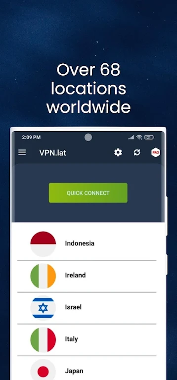 VPN lat : Unlimited Proxy ဖန်သားပြင်ဓာတ်ပုံ 3