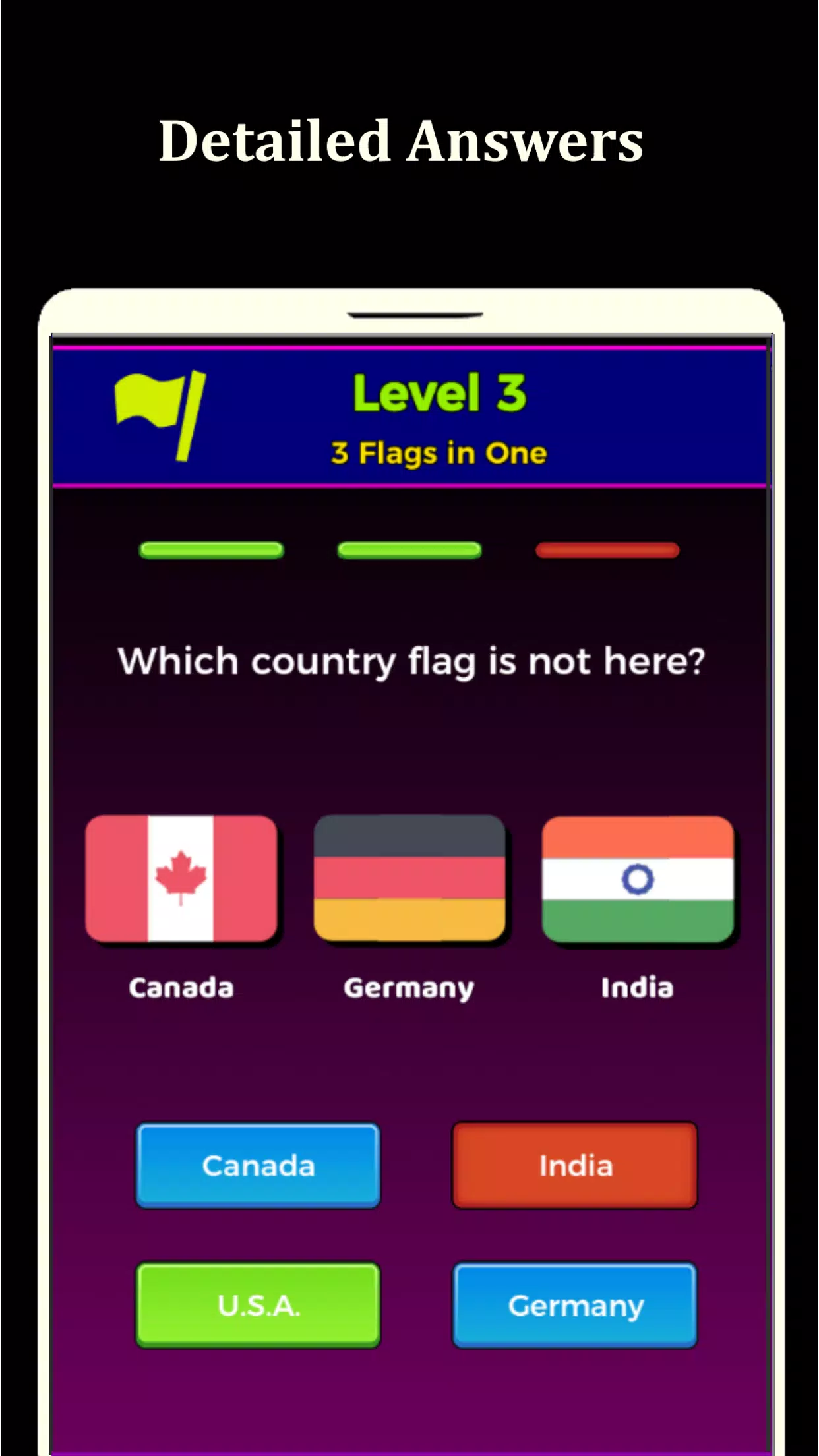 World Flags Quiz Game スクリーンショット 2