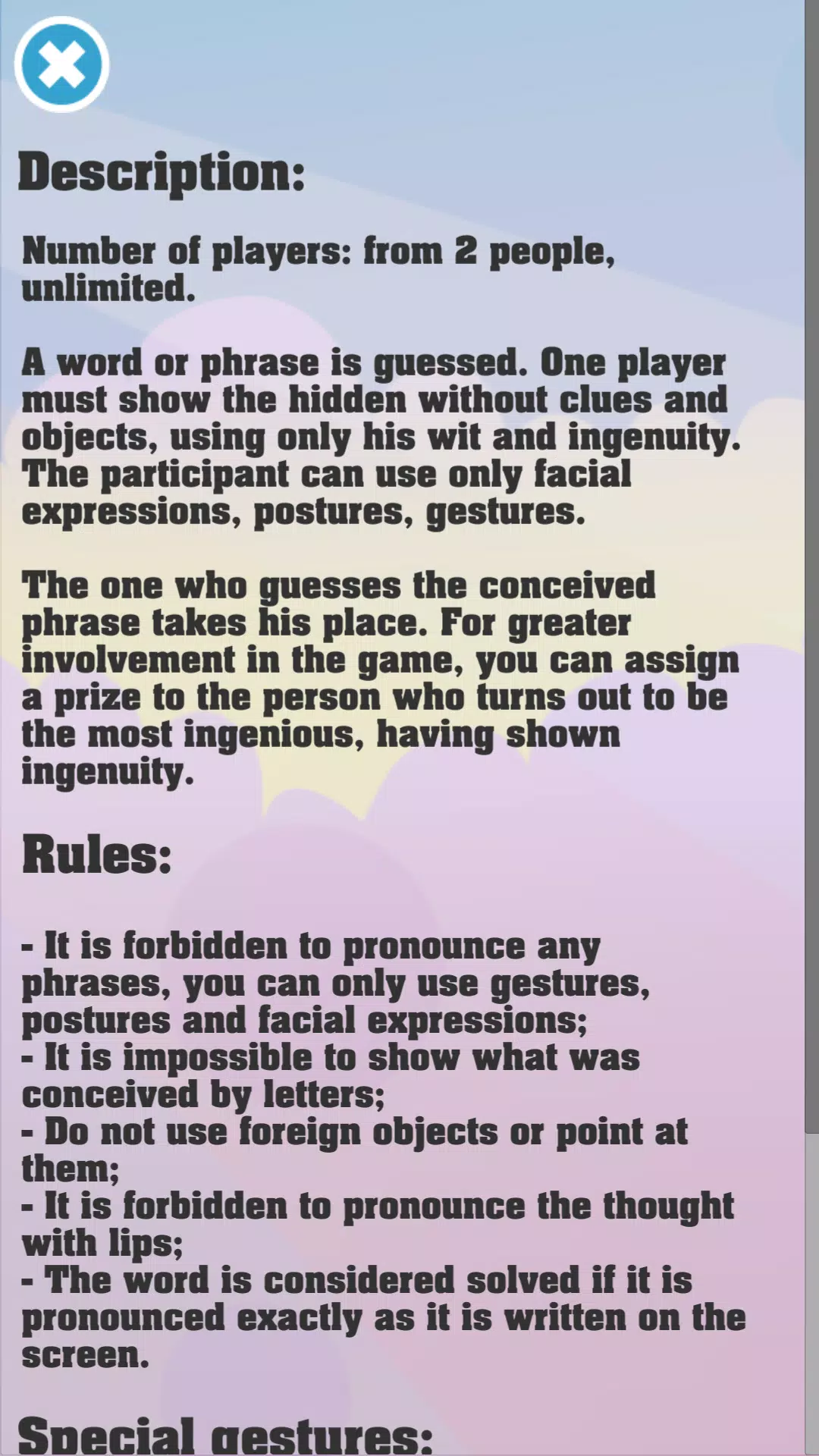 Show me: game for the party 스크린샷 2