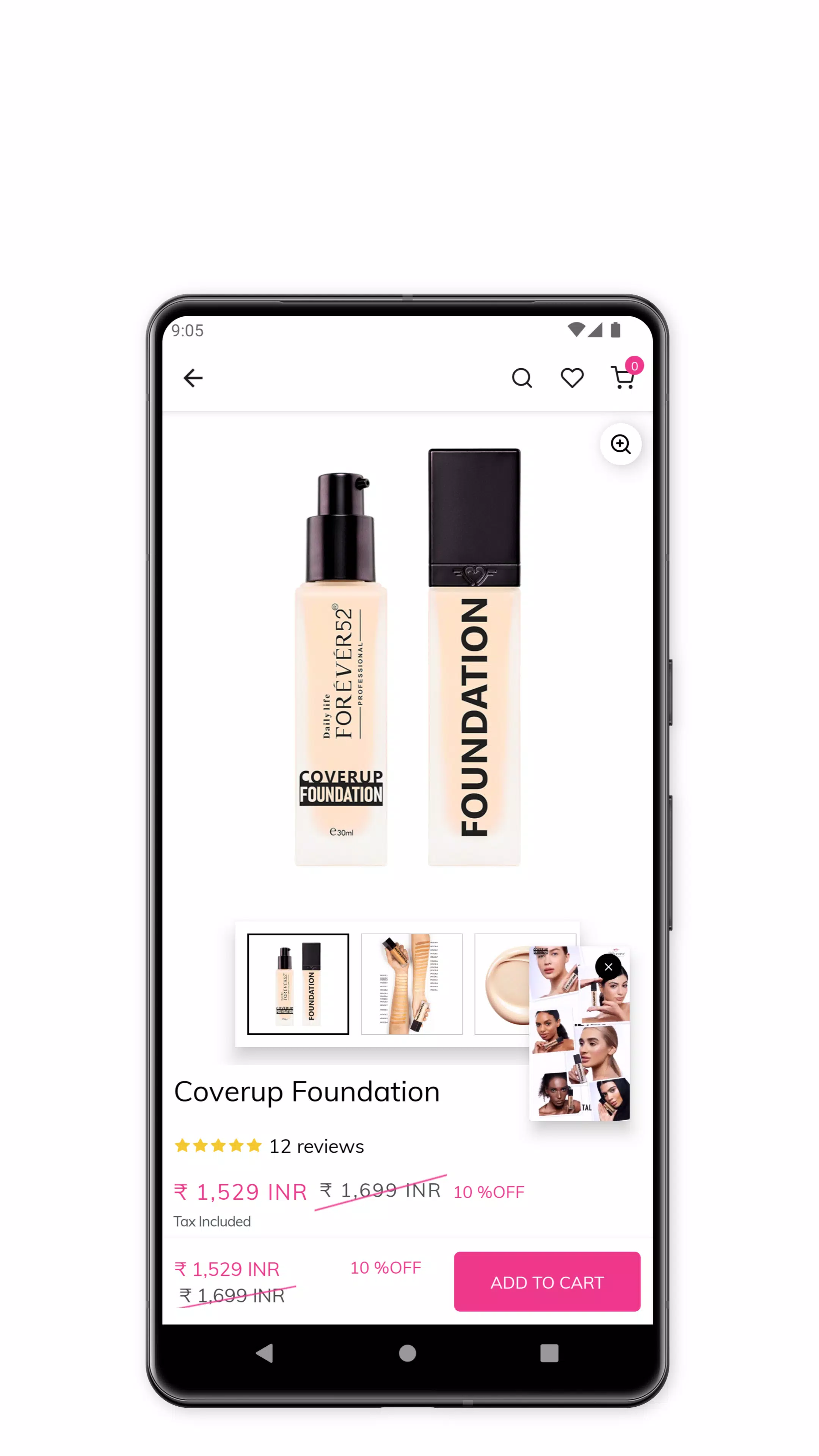 Schermata Forever52 - Cosmetic Products 4