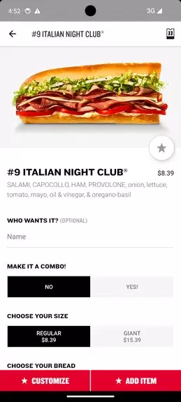 Jimmy John's Sandwiches Скриншот 2