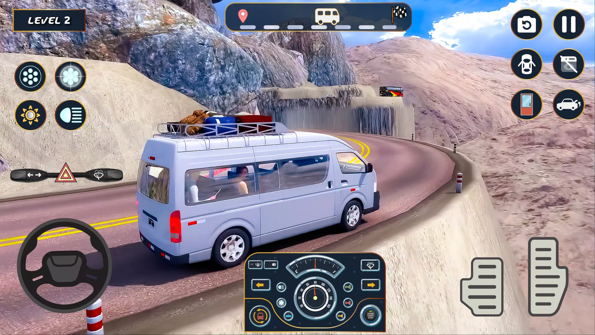 Van Simulator Dubai Van Games Captura de pantalla 1