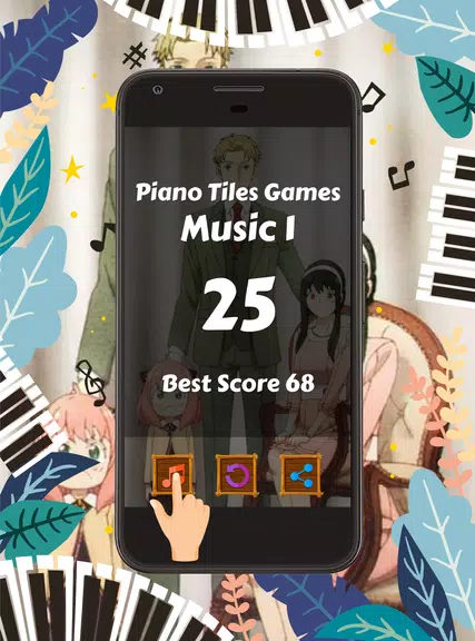 Piano Tiles Anime Spy X Family應用截圖第3張