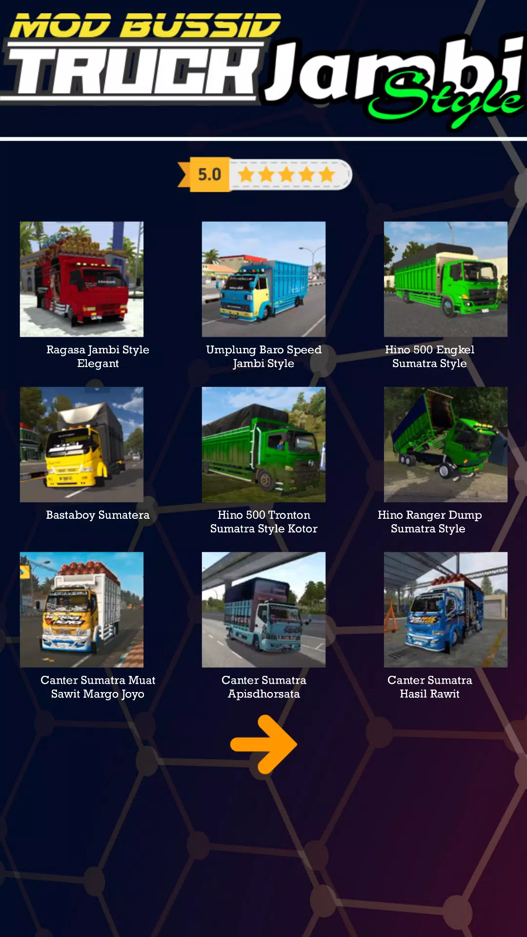 Mod Bussid Truk Jambi Style Captura de tela 2