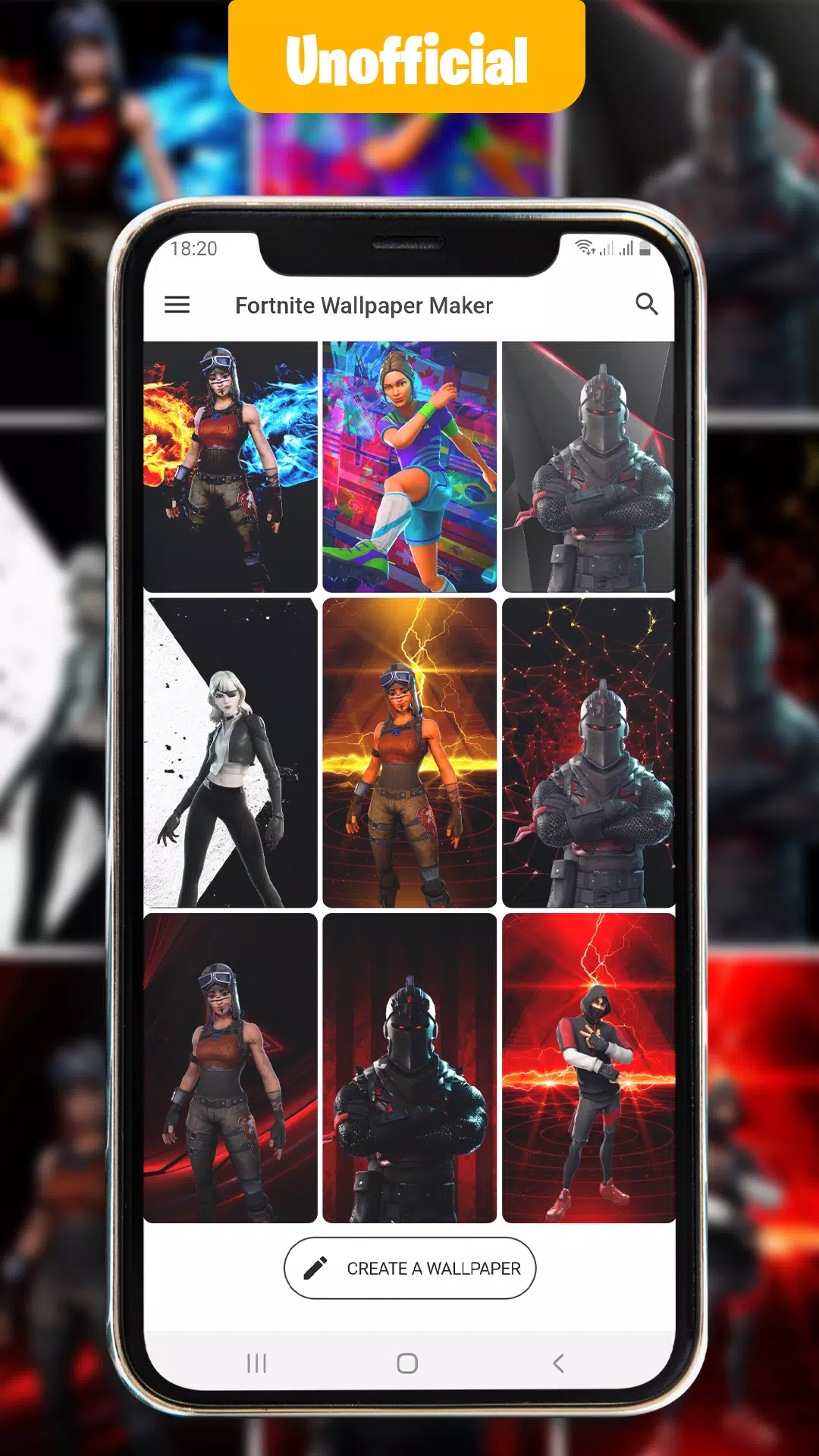 Battle Royale Wallpaper Maker 스크린샷 1