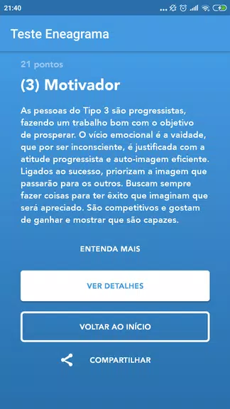 Schermata Enneagram Test 3