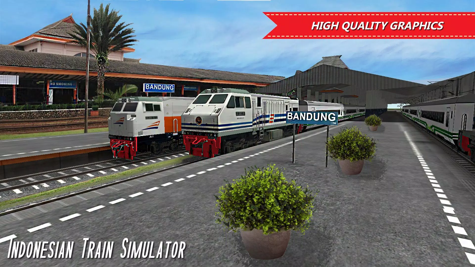 Indonesian Train Sim: Game Screenshot 2