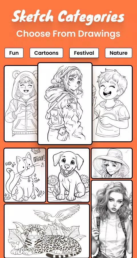 Draw sketch : Sketch and Paint Capture d'écran 2