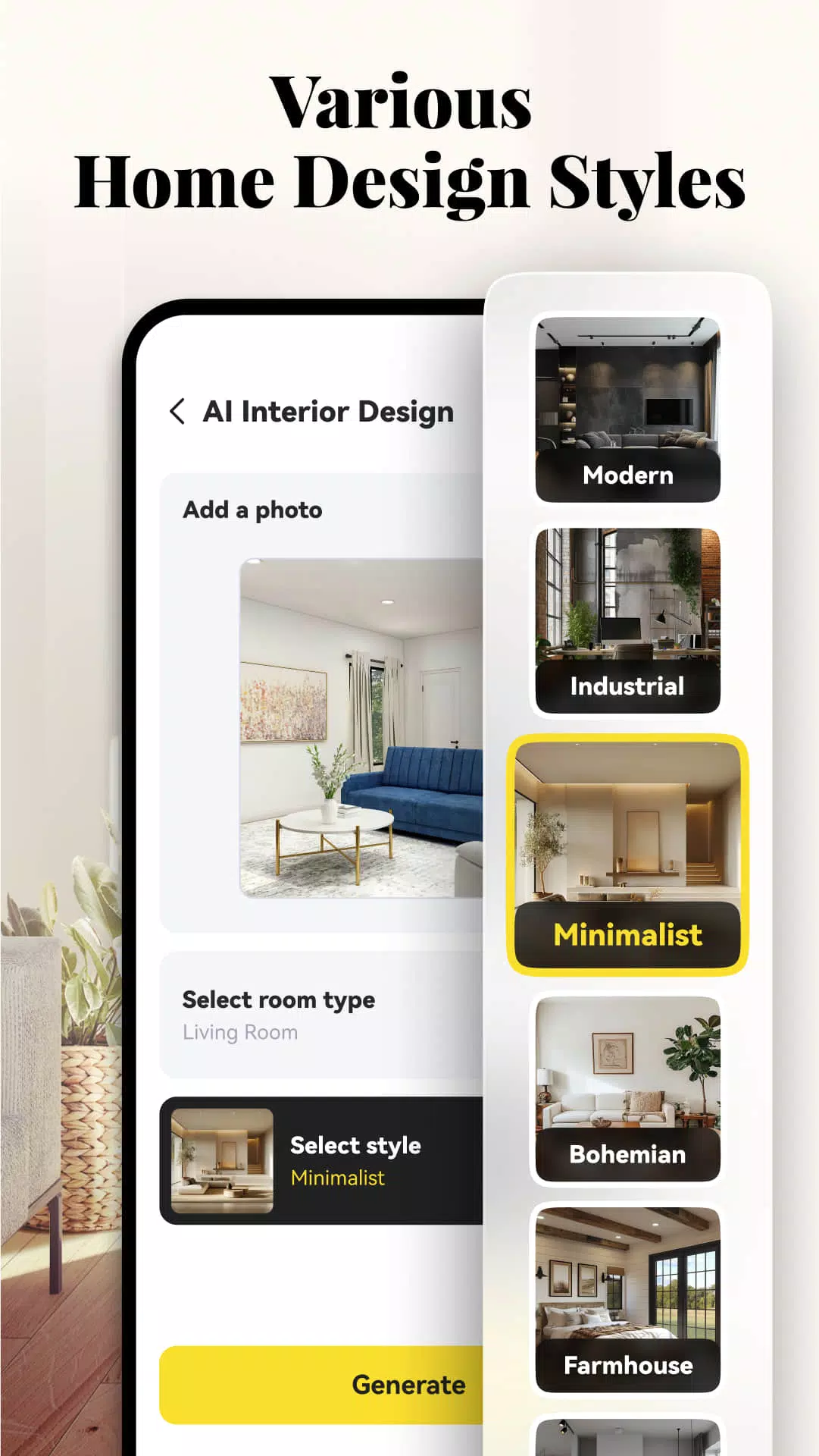 AI Home Design: Interior Decor スクリーンショット 3