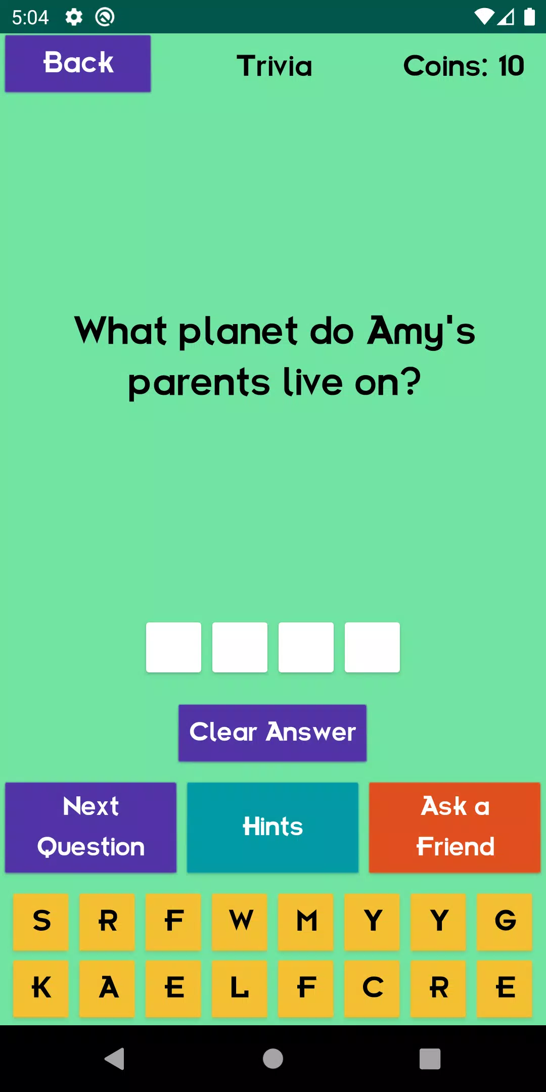 Quiz About Futurama スクリーンショット 2