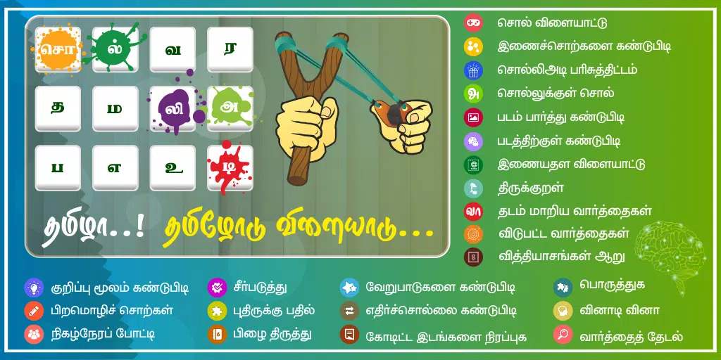 Tamil Word Game - சொல்லிஅடி應用截圖第1張