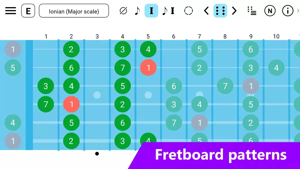 Guitar Fretboard: Scales应用截图第2张