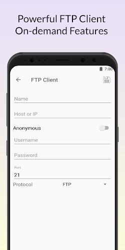 FTP Tool - FTP Server & Client स्क्रीनशॉट 2