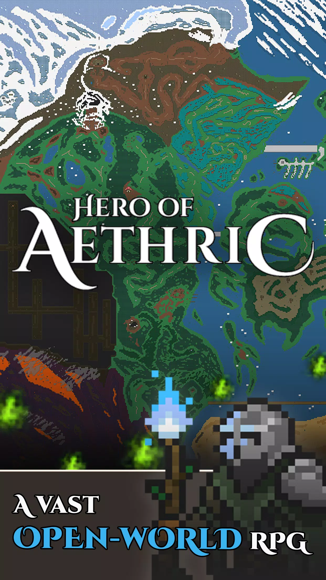 Hero of Aethric | Classic RPG Captura de tela 1