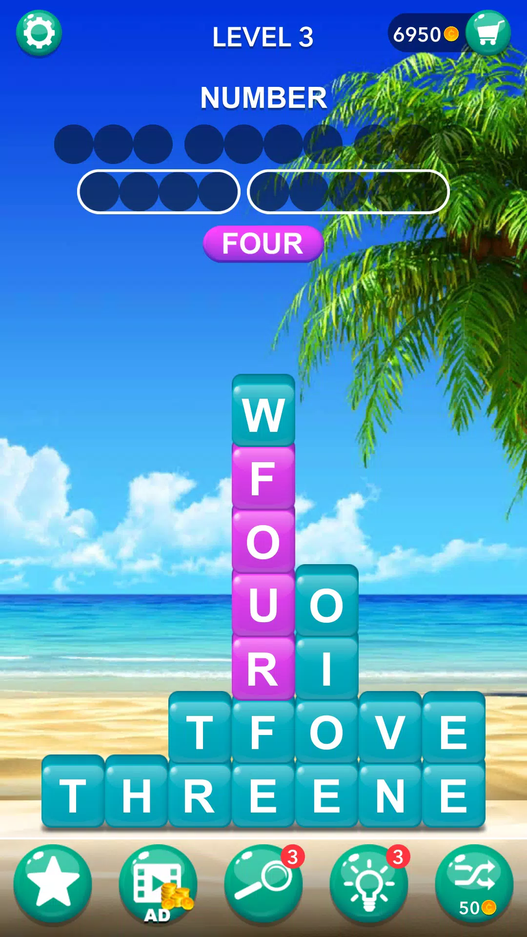 Word Tiles :Hidden Word Search应用截图第1张