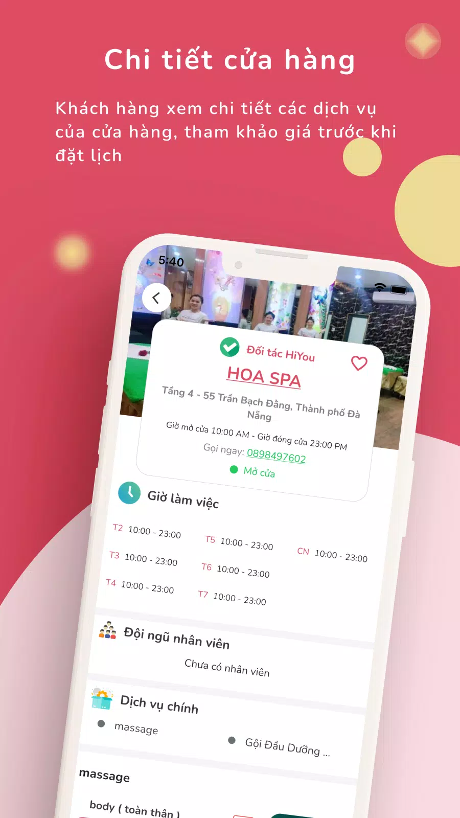HiYou - Đặt lịch làm đẹp Capture d'écran 2