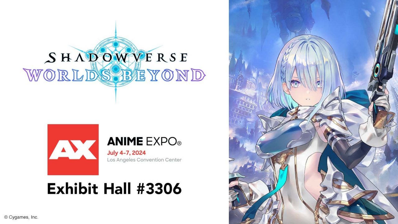 anime fille debout avec des dates d'expo anime