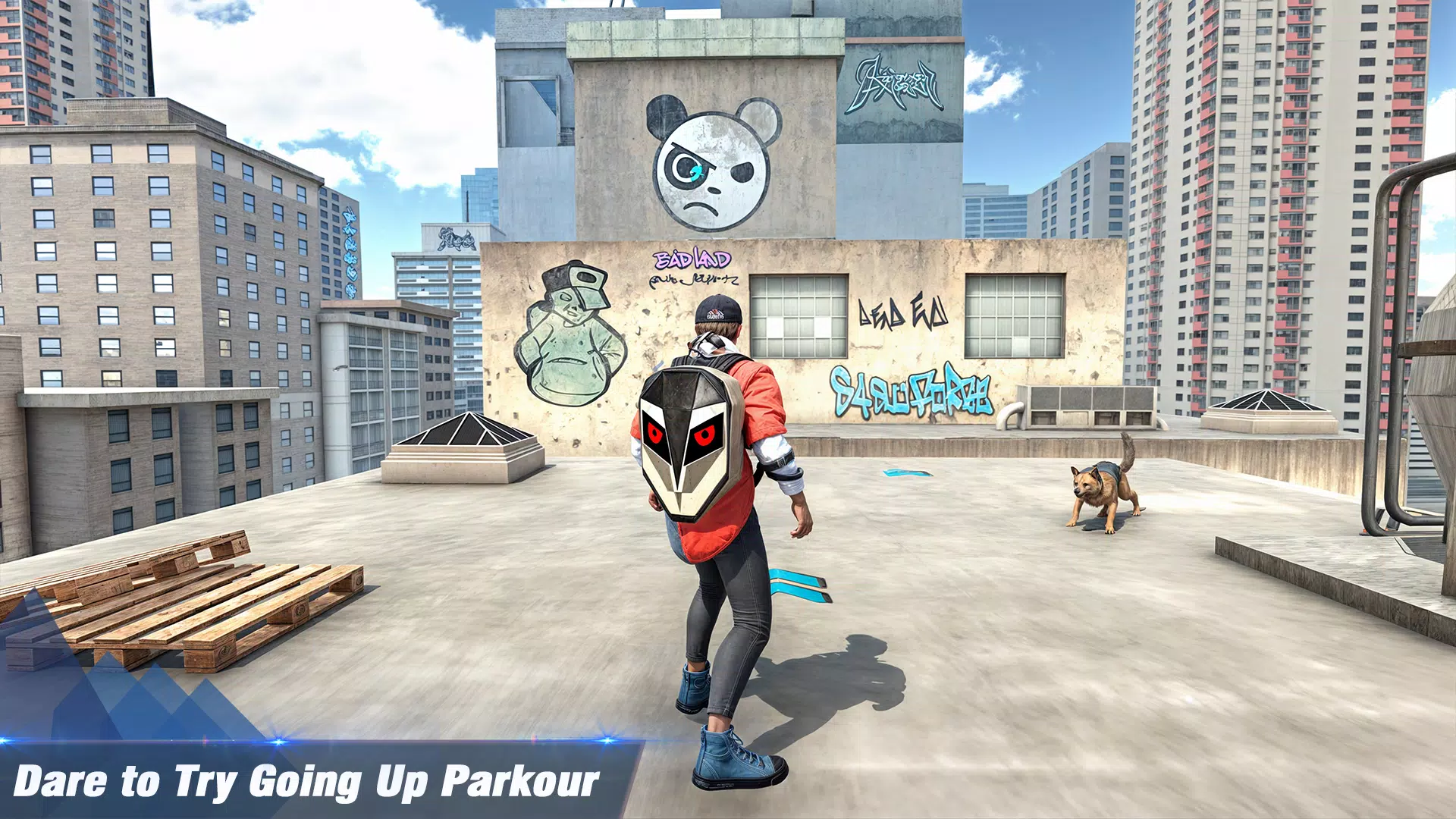 Going Up Parkour Only Rooftop Capture d'écran 4