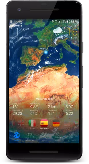 3D EARTH - weather forecast Captura de tela 4