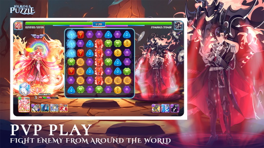 Heroes & Puzzles Captura de tela 2