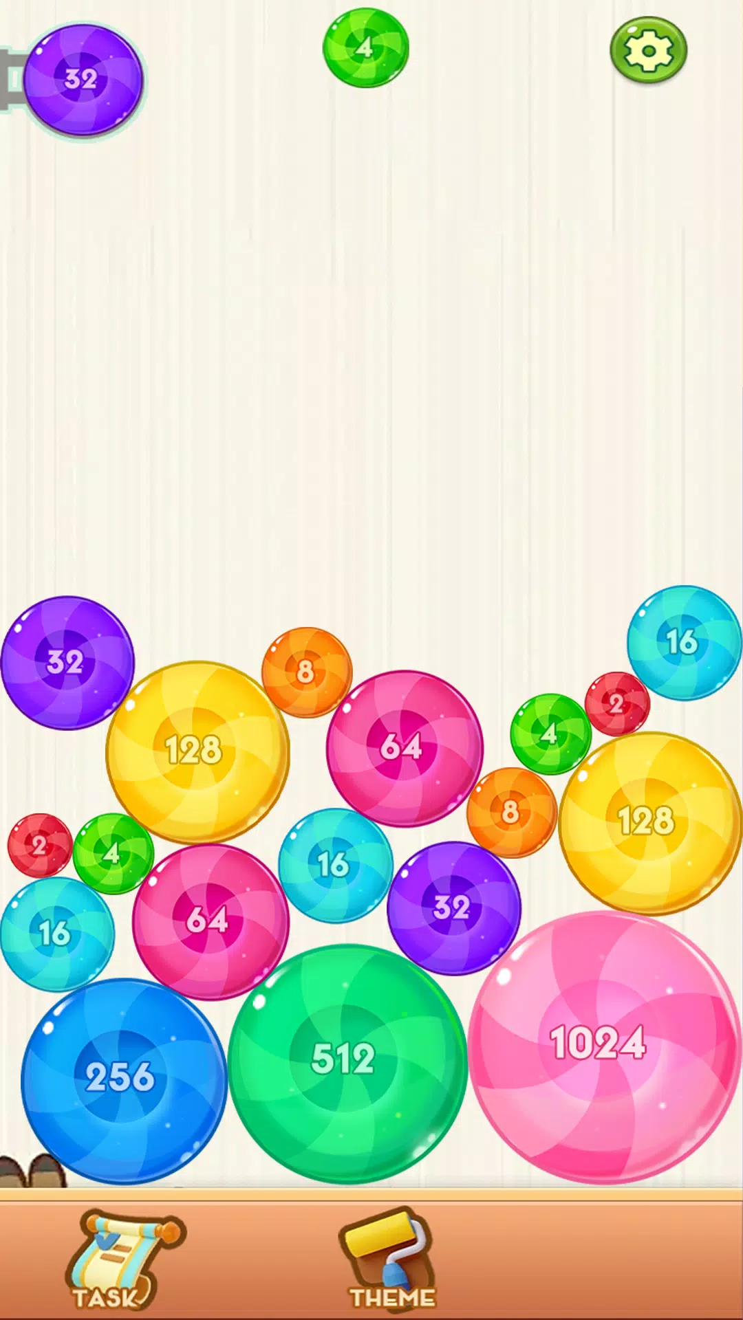 Trendy 2048 Merge Capture d'écran 1
