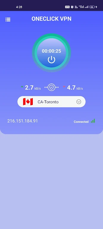OneClick VPN - Turbo VPN App應用截圖第3張