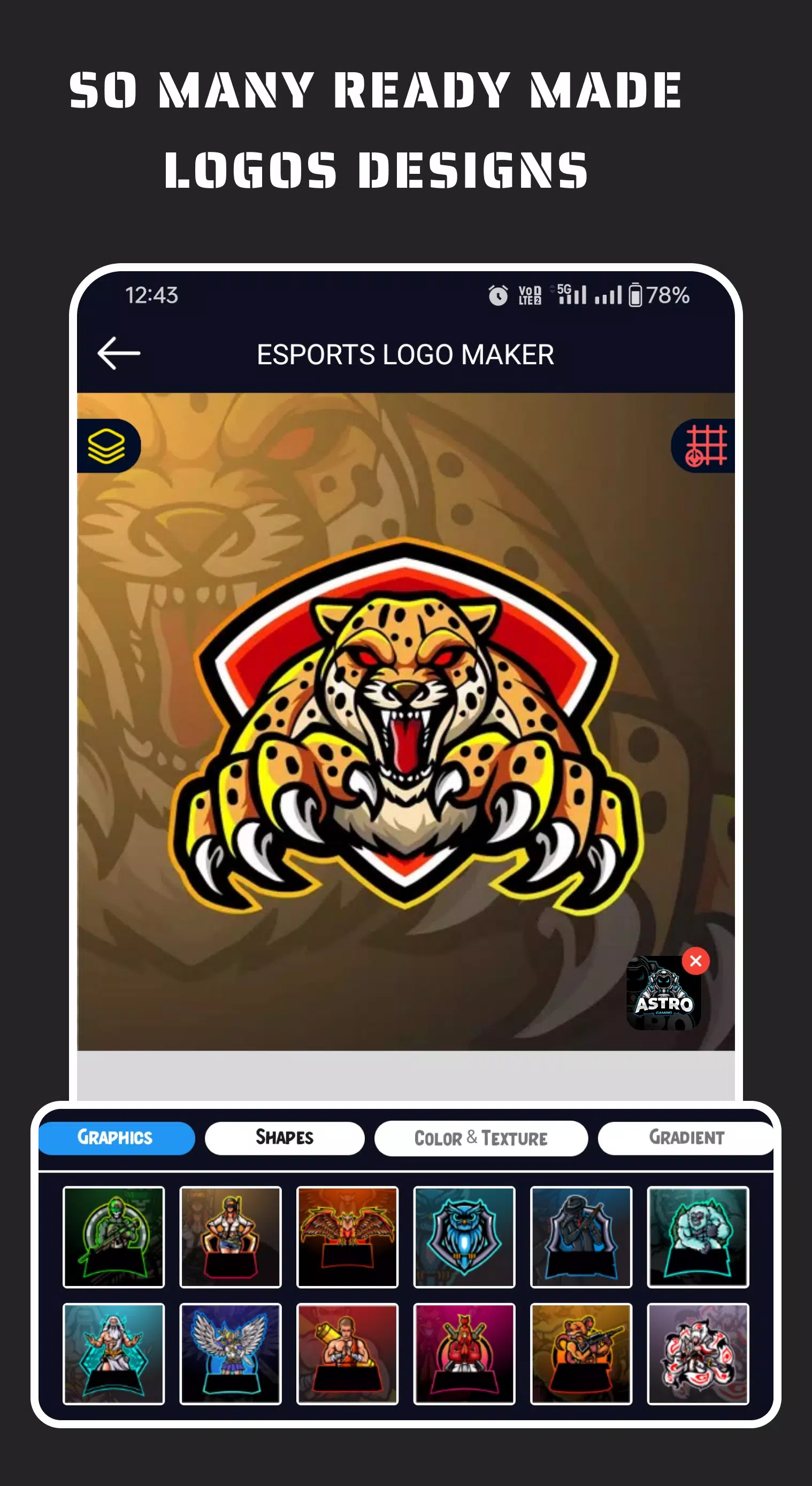 Esportify: Gaming Logo Maker Screenshot 4