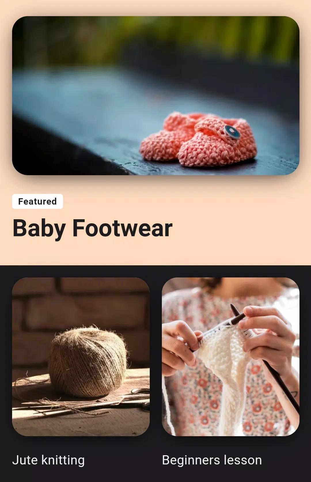 Learn Knitting and Crocheting Screenshot 1
