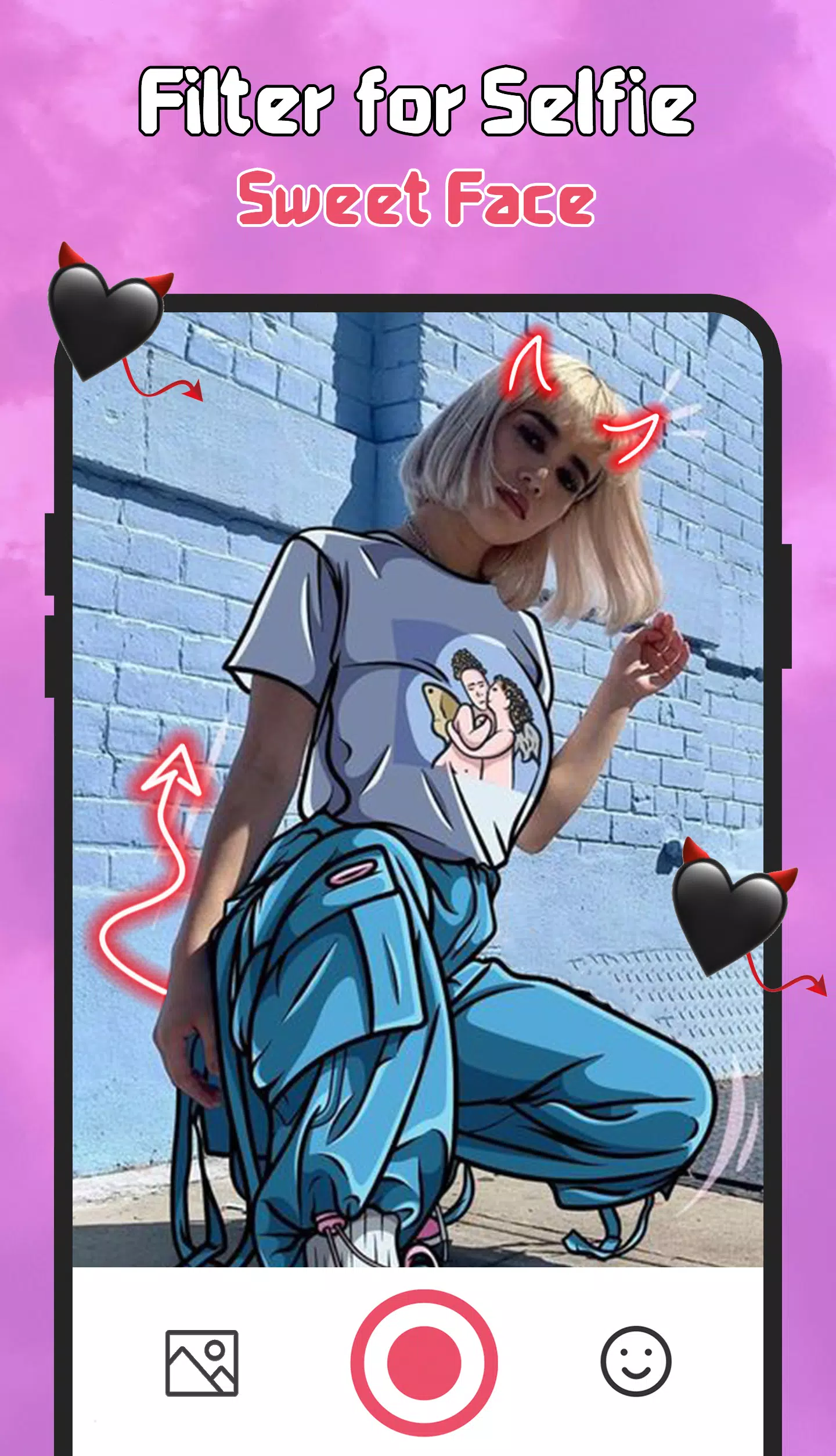 Filter for Selfie - Sweet Face Screenshot 4