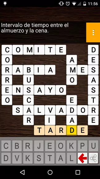 CrossWords Spanish Screenshot 1