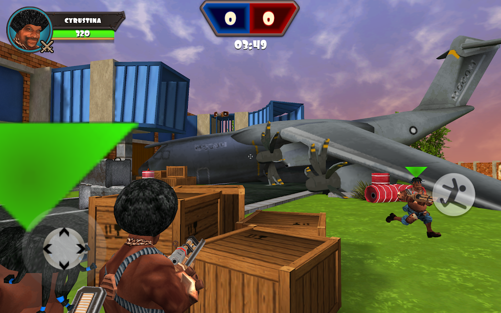 Airport Clash 3D - Minigun Sho ภาพหน้าจอ 2