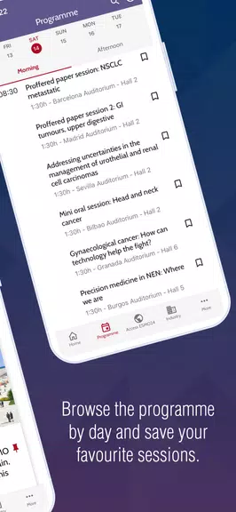 ESMO Events スクリーンショット 3