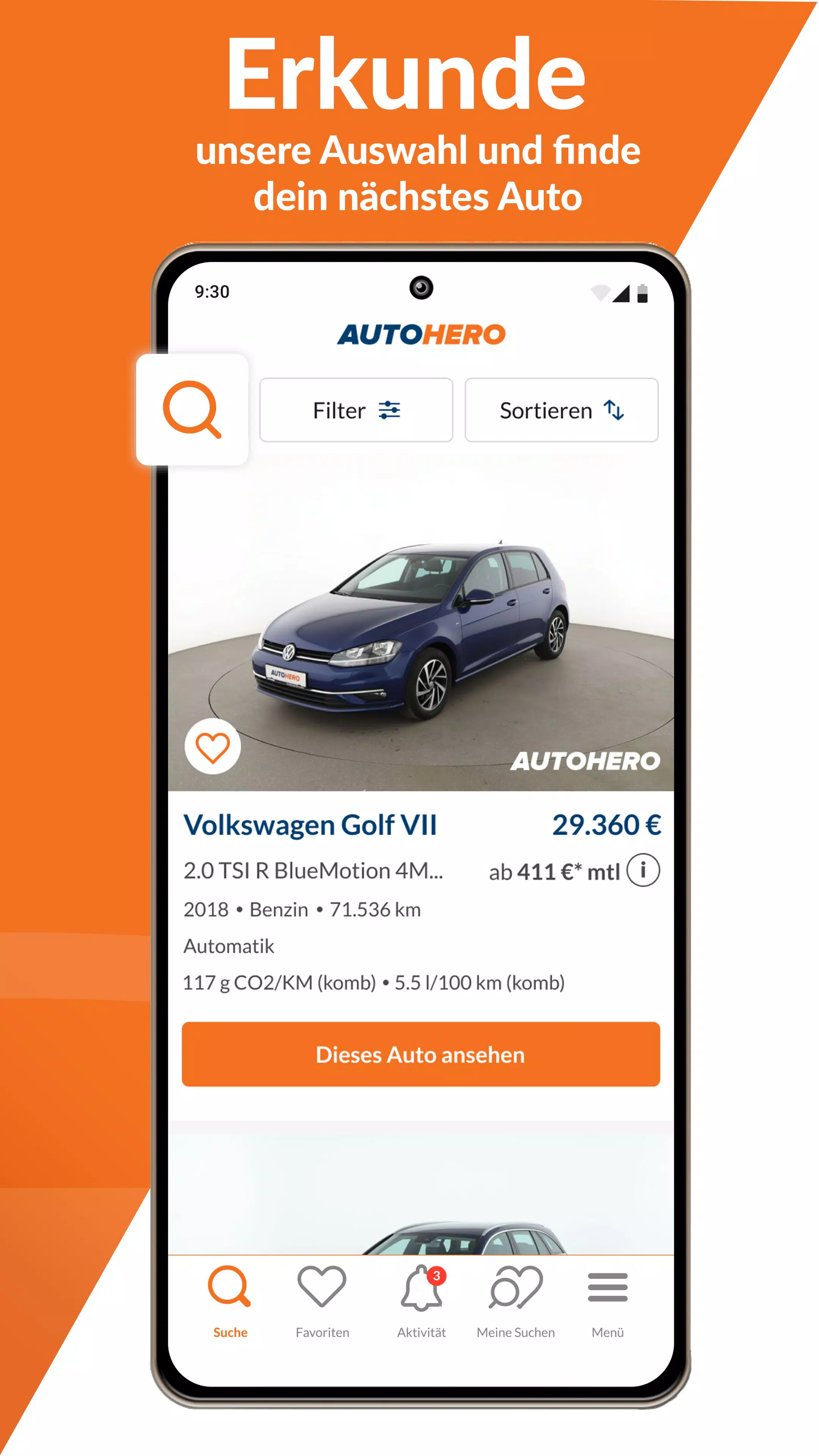 Autohero Capture d'écran 2