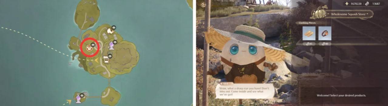 Loja de squash saudável