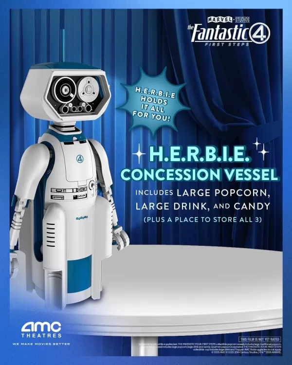 H.E.R.B.I.E. snack holder from AMC Theatres