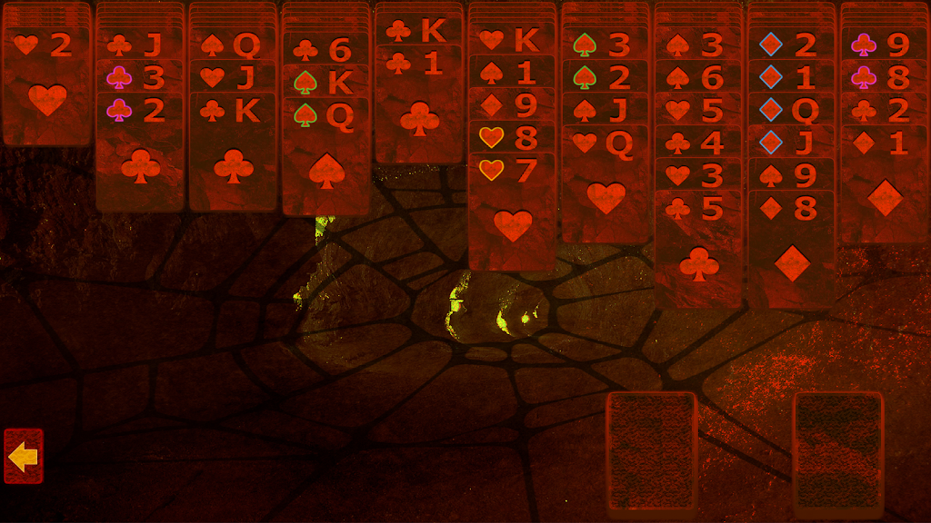 Spider(solitaire) Captura de tela 4