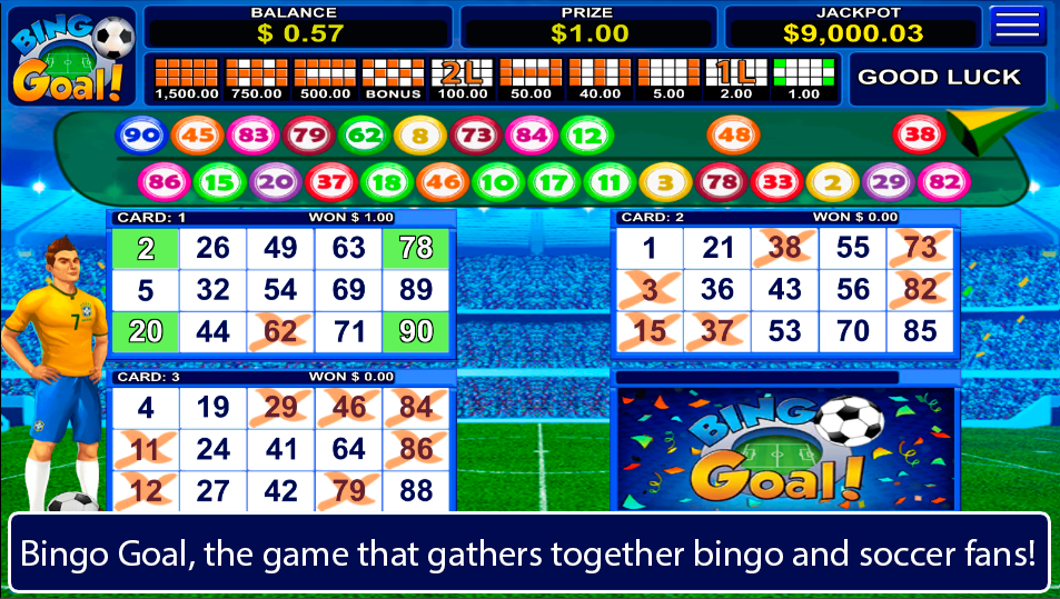 Bingo Goal - Video Bingo Capture d'écran 1
