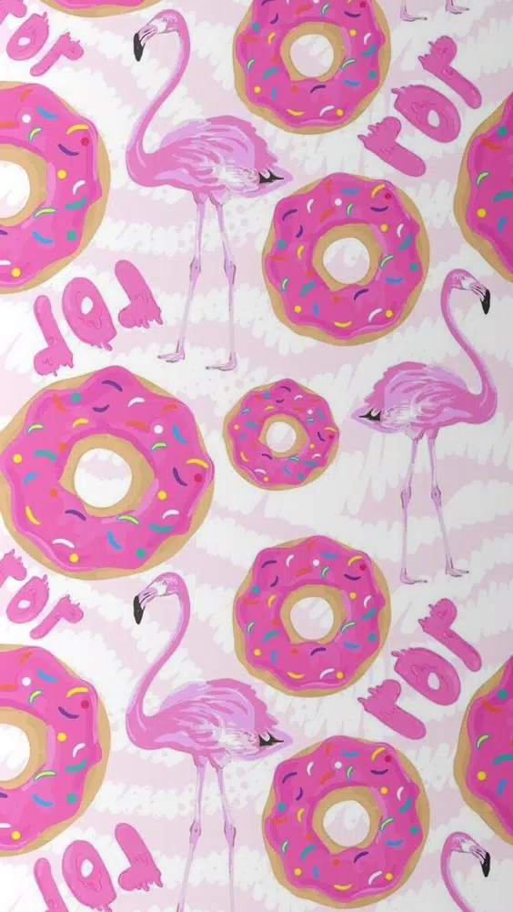 Cute Donut Wallpaper HD 4K Capture d'écran 1