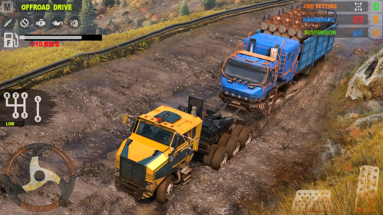 Offroad Mudrunner Games 3D Captura de pantalla 1