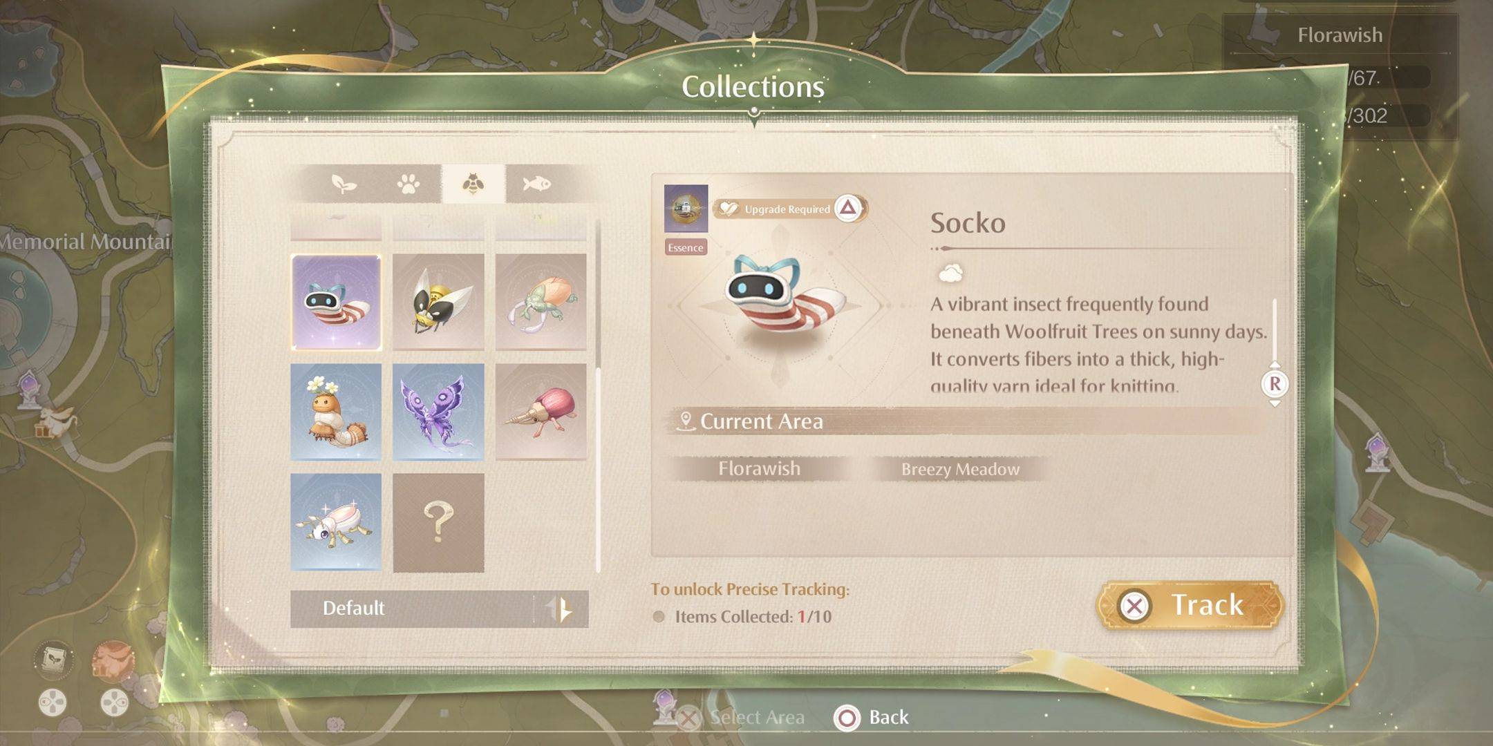 Rastreamento de Socko no Infinity Nikki