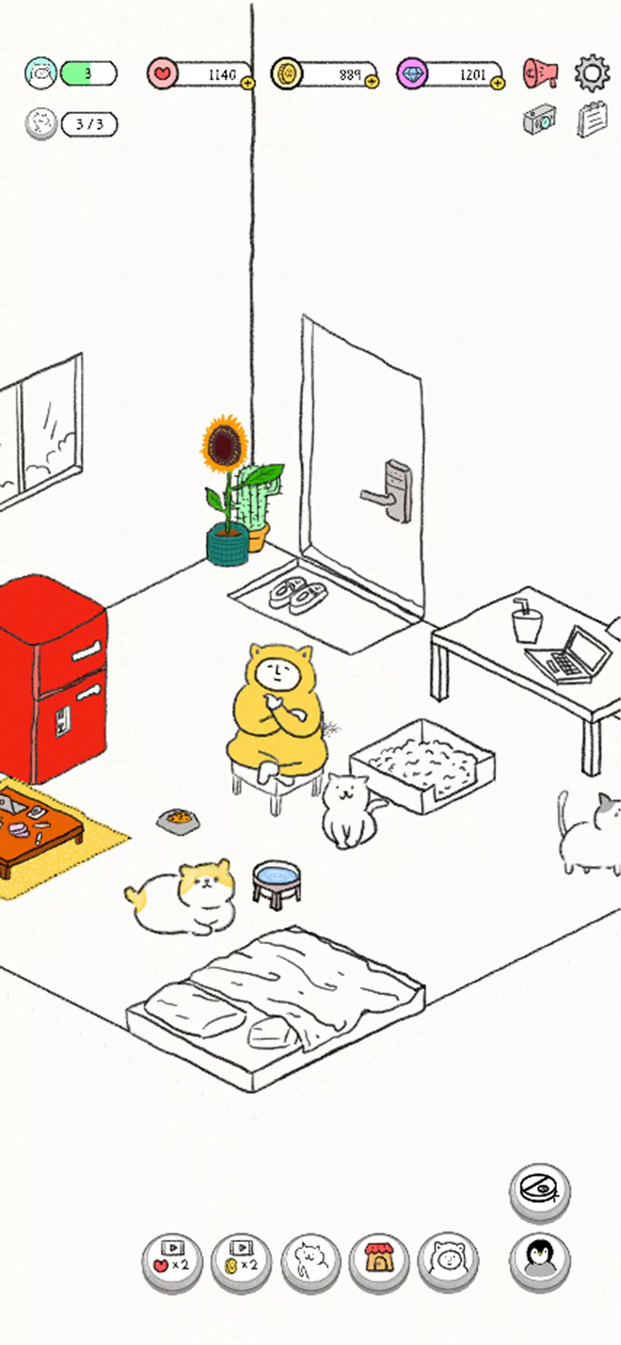 weird cat Captura de pantalla 4