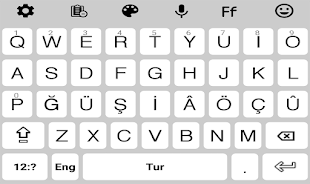 Turkish Language keyboard 202应用截图第1张