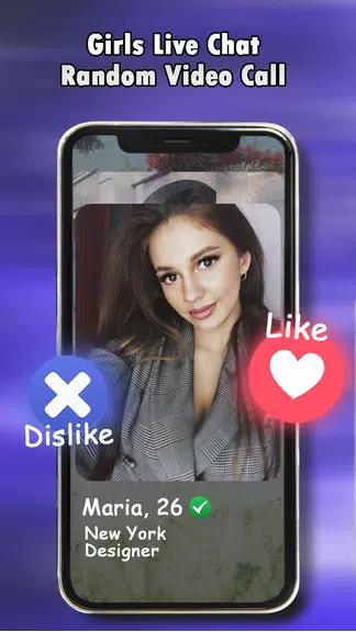 Girls Live Chat - Random Video Call Captura de tela 1