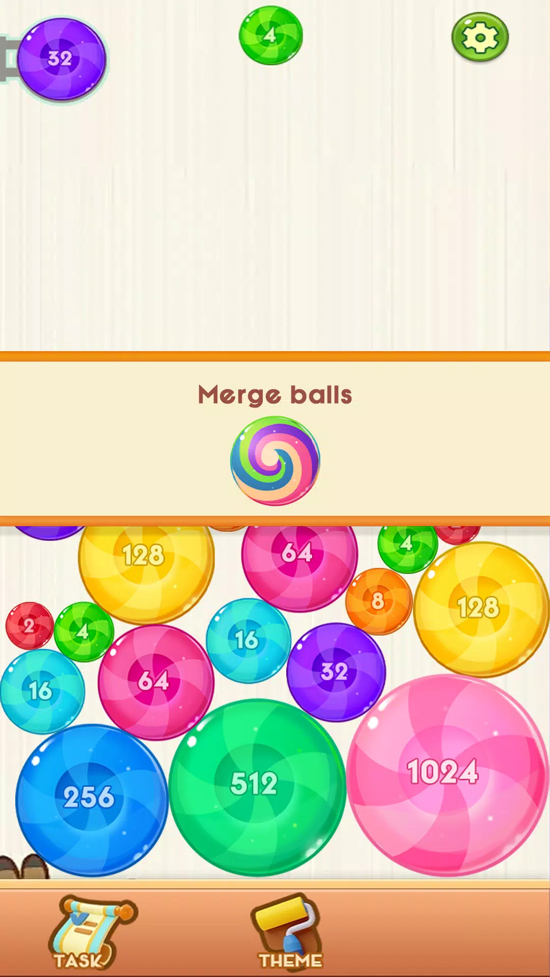 Trendy 2048 Merge Capture d'écran 4