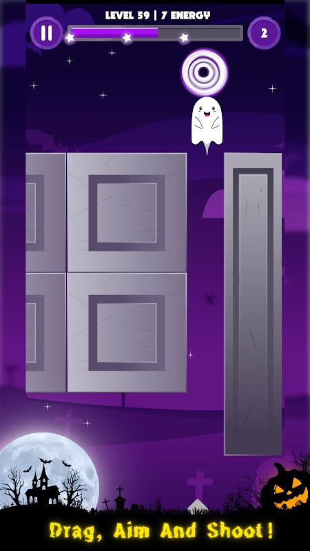 Ghost Glider: Spooky Adventure Schermafbeelding 1