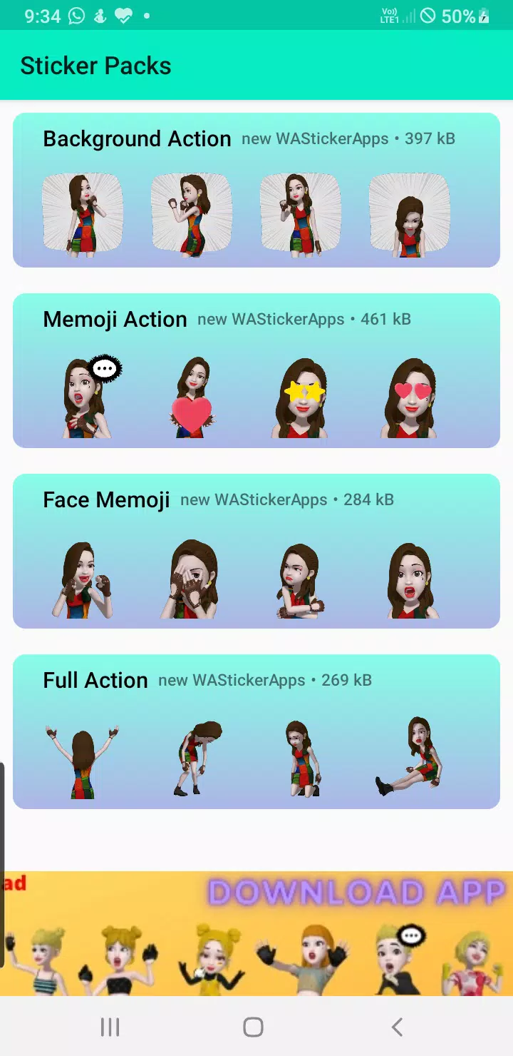 3d emoji stickers for whatsapp应用截图第1张