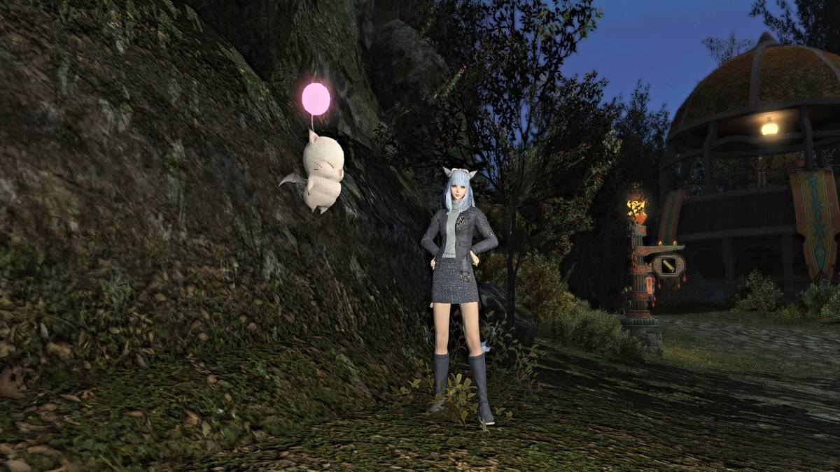 Infetant Moogle NPC em Final Fantasy XIV