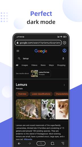 Lemur Browser - extensions स्क्रीनशॉट 1