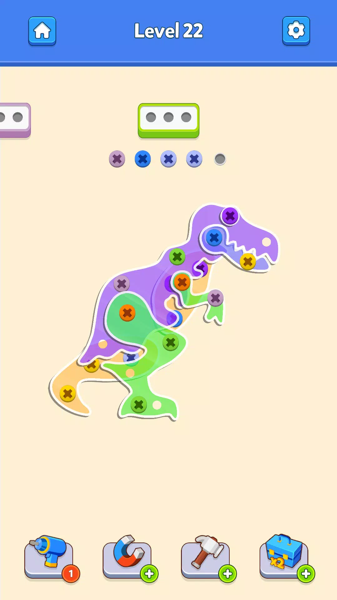 Screw Pin Jam Puzzle Nuts Bolt スクリーンショット 2